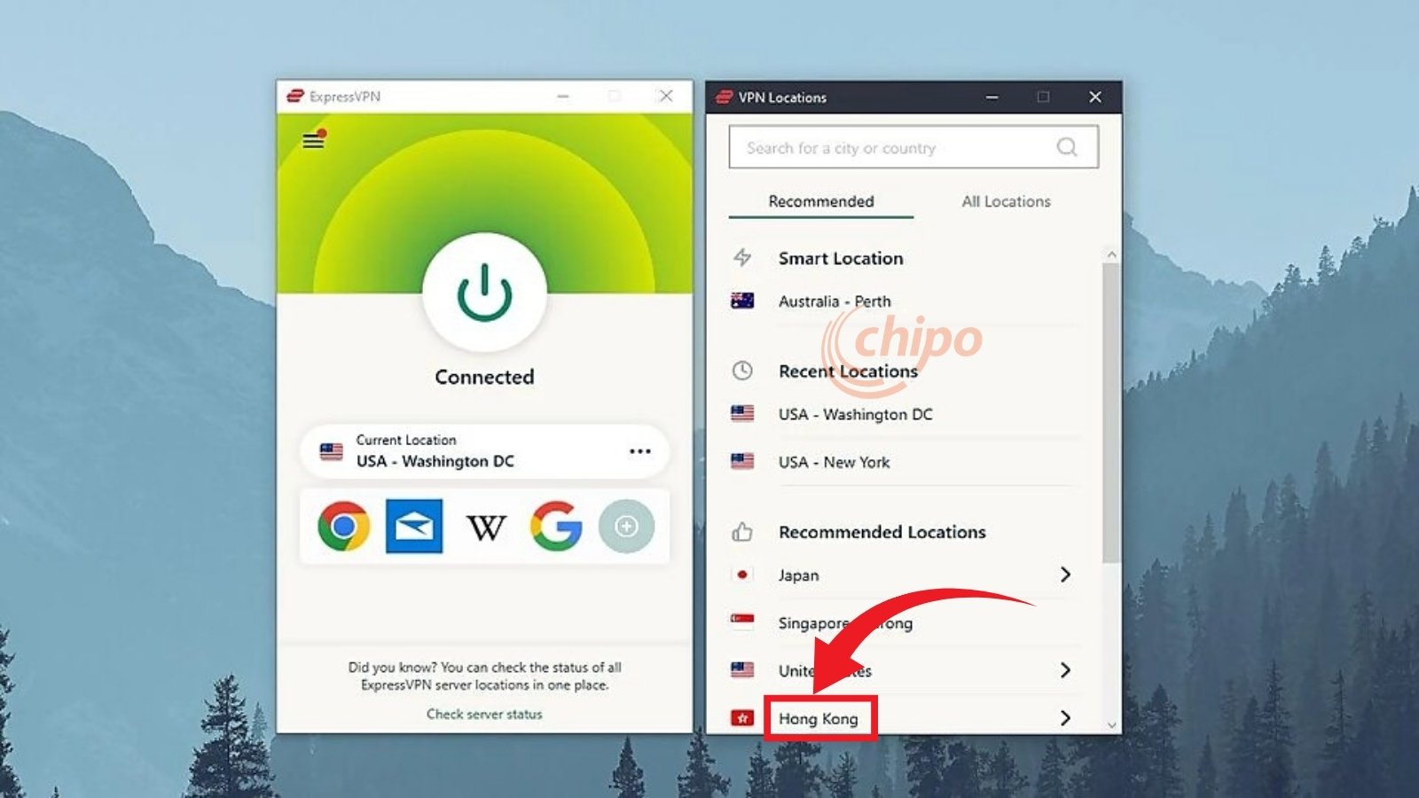 ใช้ VPN เพื่อเปลี่ยน IP Address ใช้ VPN เพื่อเปลี่ยน IP Address